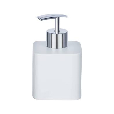 DISTRIBUTEUR DE SAVON HEXA BLANC MAT