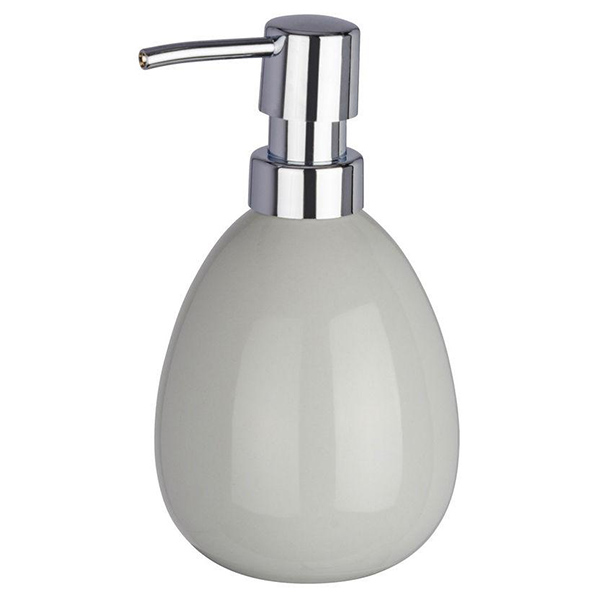 DISTRIBUTEUR DE SAVON EN CERAMIQUE POLARIS GRIS PASTEL