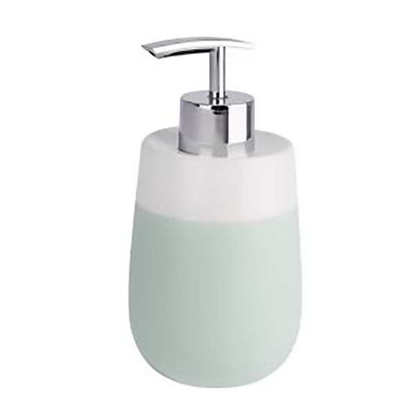 DISTRIBUTEUR DE SAVON EN CERAMIQUE MALTA MENTHE/BLANC
