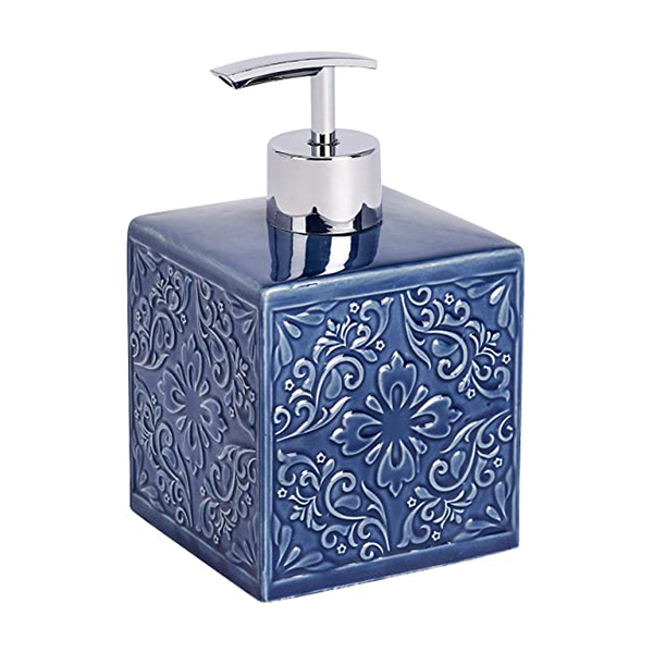DISTRIBUTEUR DE SAVON EN CERAMIQUE CORDOBA BLEU FONCE