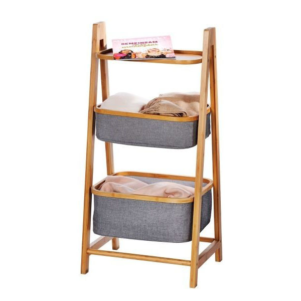 ETAGERE MENAGERE BAHARI AVEC 2 PANIERS