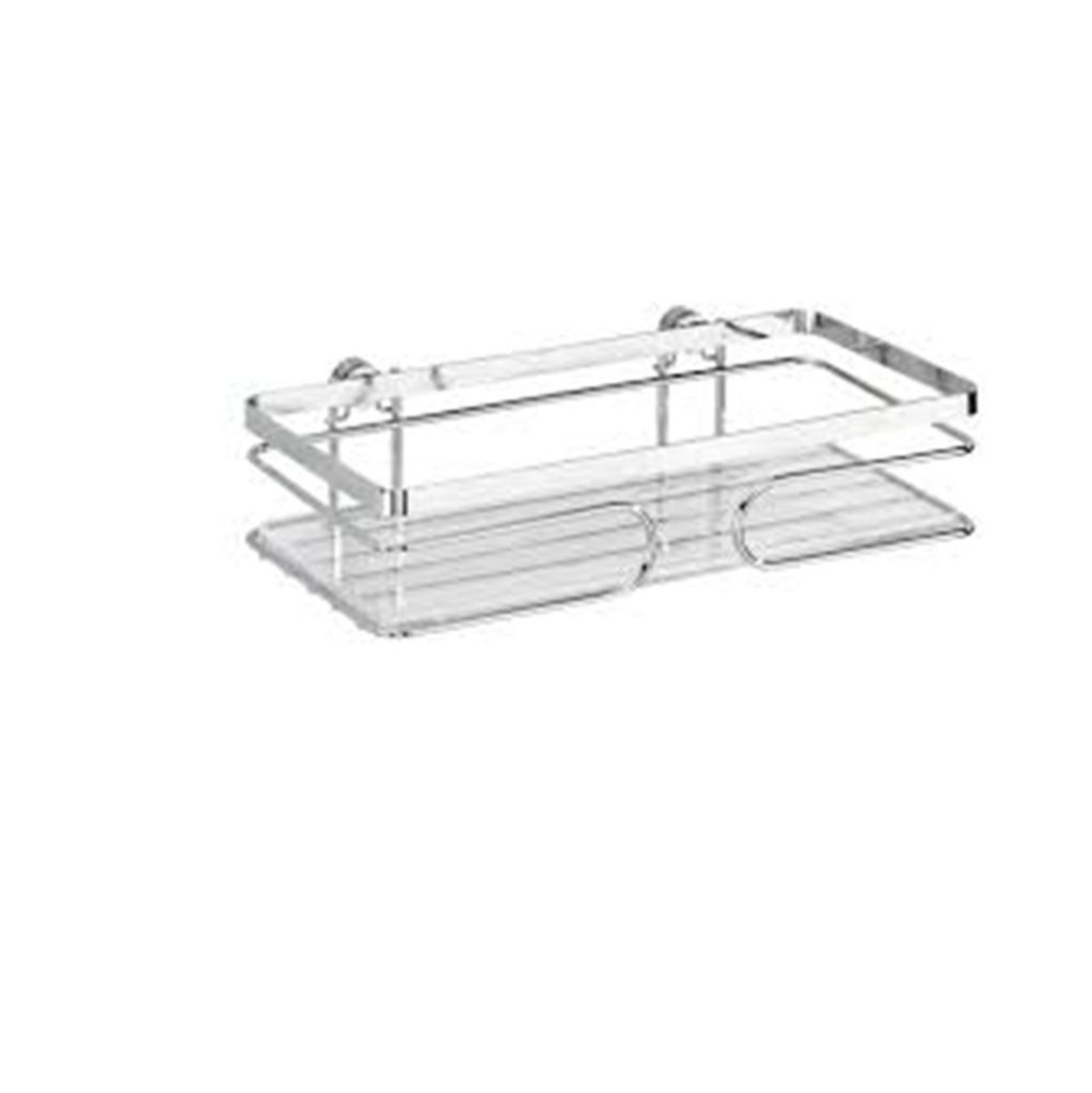 ETAGERE DROITE PREMIUM INOX 26X6X17CM