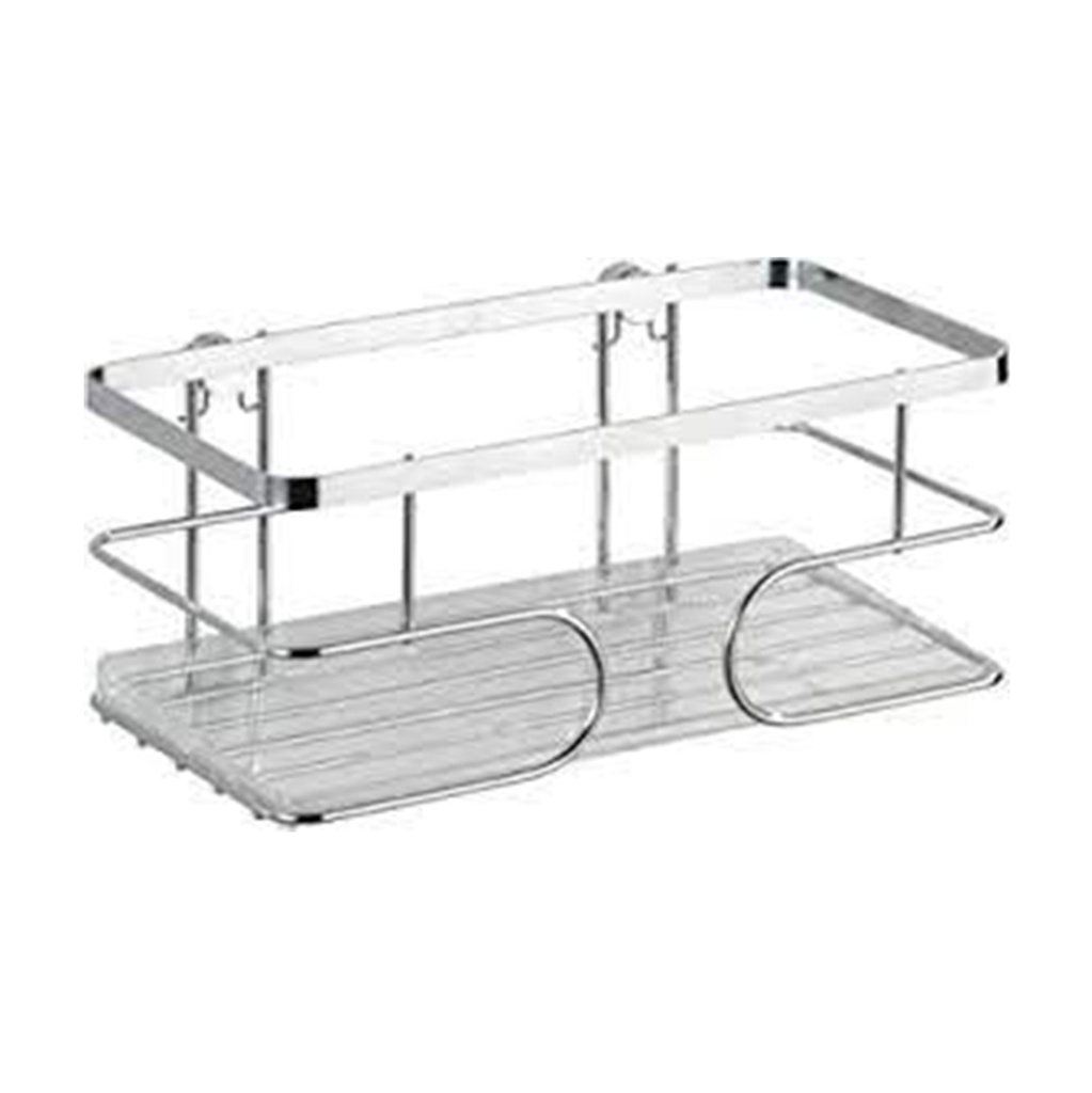 ETAGERE DROITE PROFONDE PREMIUM INOX 26X10X17CM
