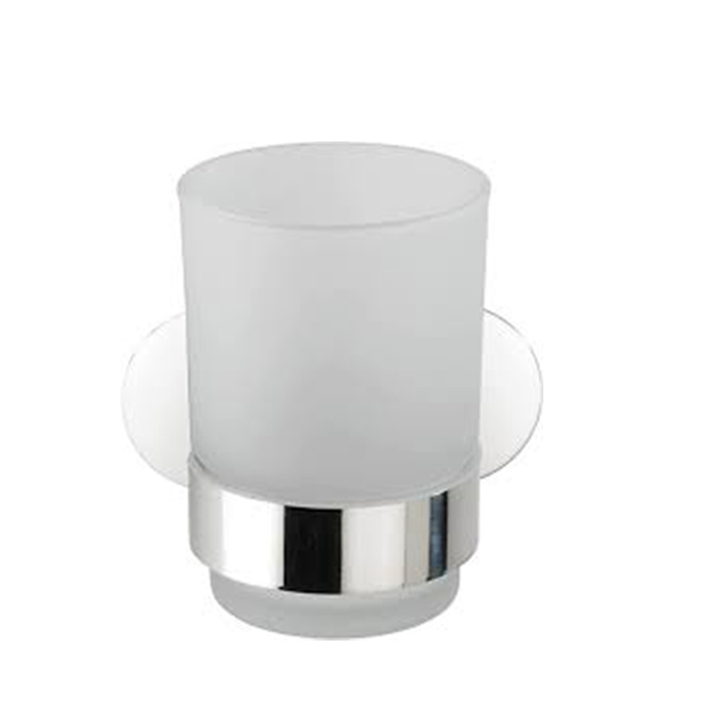 PORTE GOBELET TURBO-LOC OREA ARGENTE BRILLANT 9,5X7CM