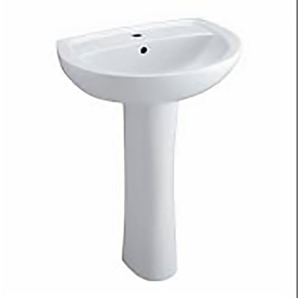 LAVABO AVEC COLONNE BLANC B104 520*440*800MM