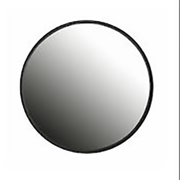 MIROIR ROND SIMPLE AVEC CONTOUR NOIR D800MM