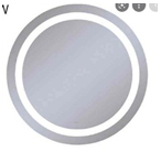 MIROIR LED D762MM