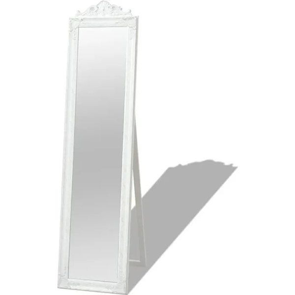 MIROIR SUR PIED STYLE BLANC