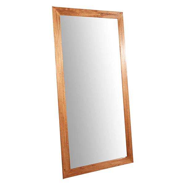 MIROIR RECTANGLE BORDURE BOIS 1400X450MM