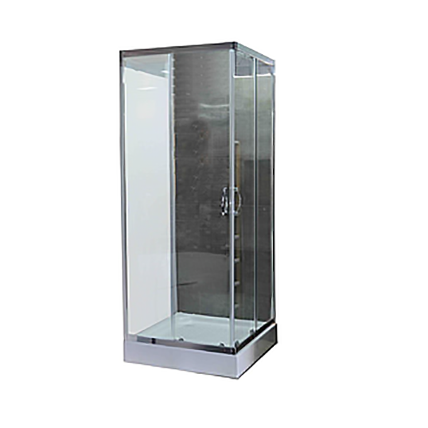 CABINE DE DOUCHE SIMPLE CHROME AVEC RECEVEUR KZA-883 VTT 90X90