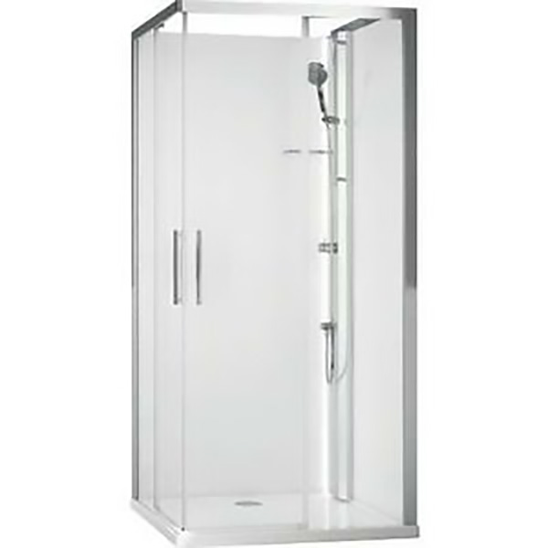 CABINE DE DOUCHE COULISSANTE VIENA 6MM 185X80-90X80-90CM