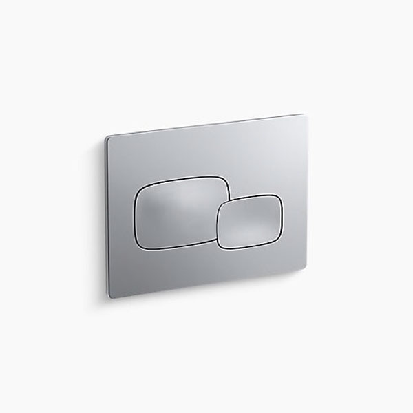 PLAQUE DE COMMANDE PNEUMATIQUE HORIZONTAL CHROME POUR WC SUSPENDU