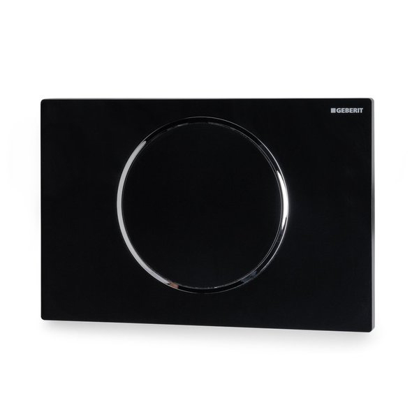 PLAQUE DE COMMANDE NOIR BRILLANT