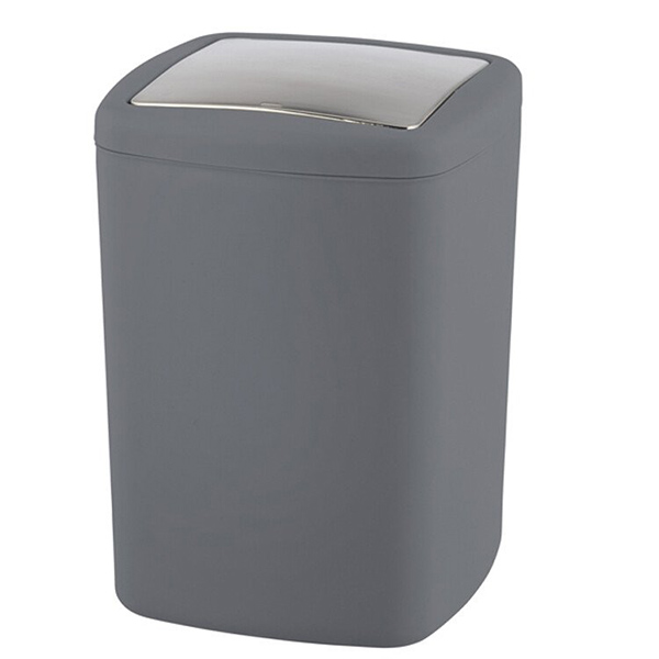 POUBELLE 8,5L BARCELONA ANTHRACITE 20.5 X 28.5 X 20.5 CM