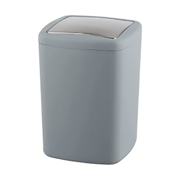POUBELLE 8,5L BARCELONA GRIS 20.5 X 28.5 X 20.5 CM