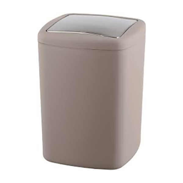 POUBELLE BARCELONA 8,5L TAUPE 20.5 X 28.5 X 20.5 CM