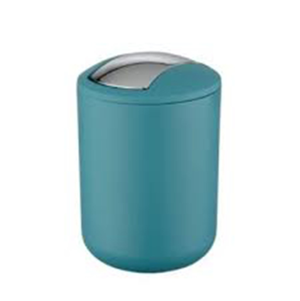 POUBELLE 2LCOUVERCLE OSCILLANT BRASIL PTRL 14 X 14 X 21 CM