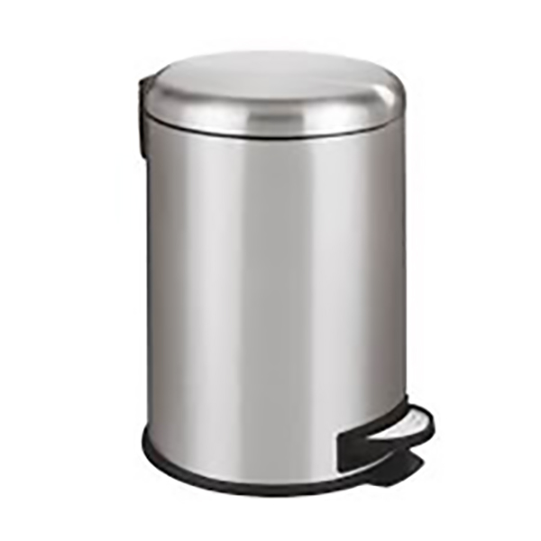 POUBELLE A PEDALE ACIER INOX LEMAN EASY CLOSE 20L