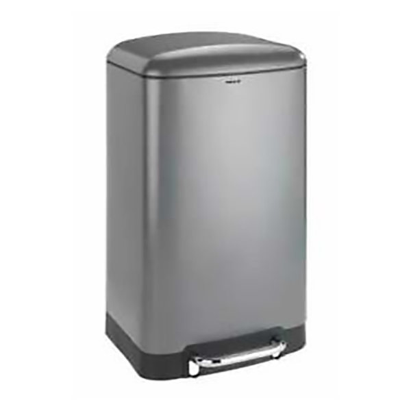 POUBELLE EASY CLOSE 30L STUDIO GRIS