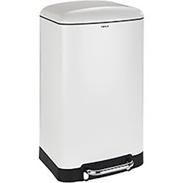 POUBELLE EASY CLOSE 30L STUDIO BLANC