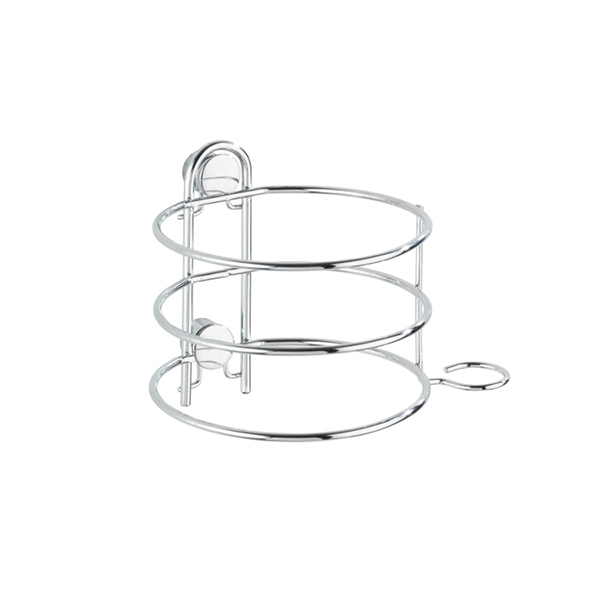 PORTE SECHE CHEVEUX CLASSIC CHROME 13,5X11X10,5CM