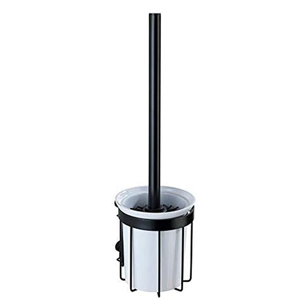 PORTE BROSSE WC CLASSIC PLUS NOIR 10.5X12X35.5CM