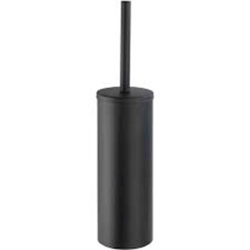 BROSSE WC A POSER FERME OREA INOX NOIR MAT