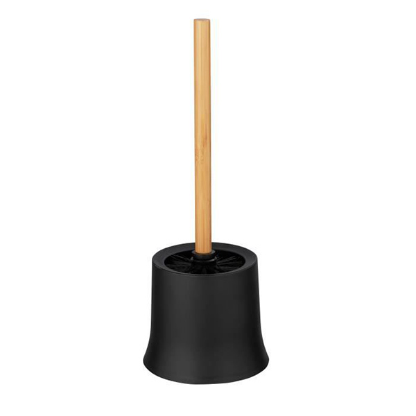 BROSSE WC BASIC NOIR/BAMBOU