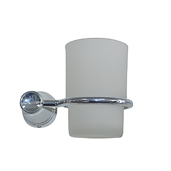 PORTE GOBELET ALLIAGE ZINC FINITION CHROME