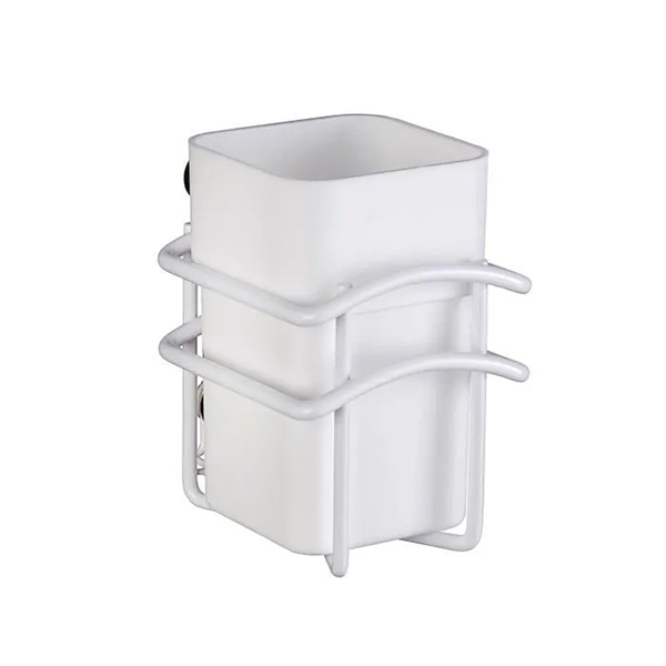 PORTE GOBELET CLASSIC PLUS BLANC 8X10X11CM