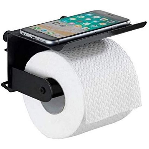 DEROULEUR PAPIER WC AVEC TABLETTE CLASSIC PLUS 14X10X14CM