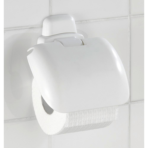 DEROULEUR PAPIER WC AVEC COUVERCLE PURE