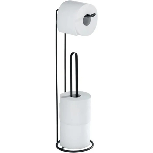 PORTE PAPIER WC SUR PIED 2 EN 1 LUGANO