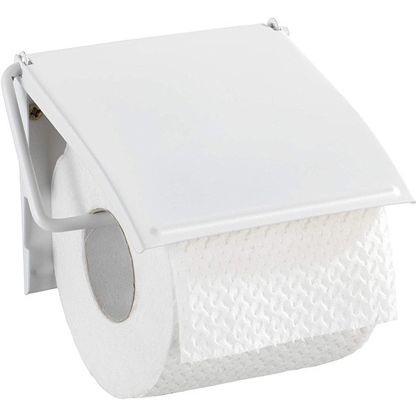 DEROULEUR PAPIER WC COVER BLANC