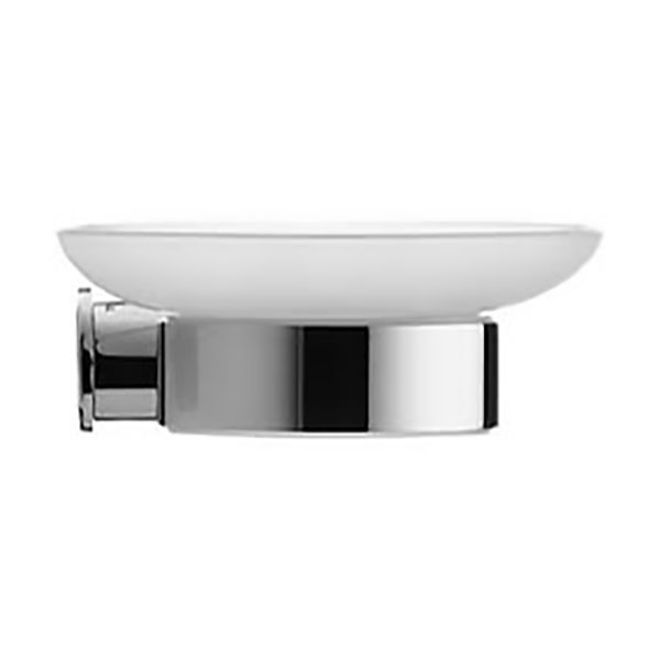 PORTE SAVON VERRE CHROME