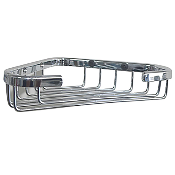PORTE SAVON ANGLE CHROME EN GRILLE 162X120X32MM