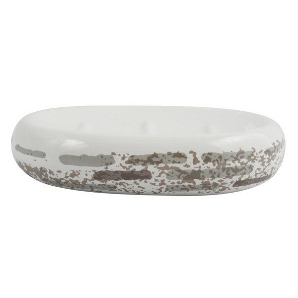 PORTE SAVON CERAMIQUE BRIQUE BEIGE