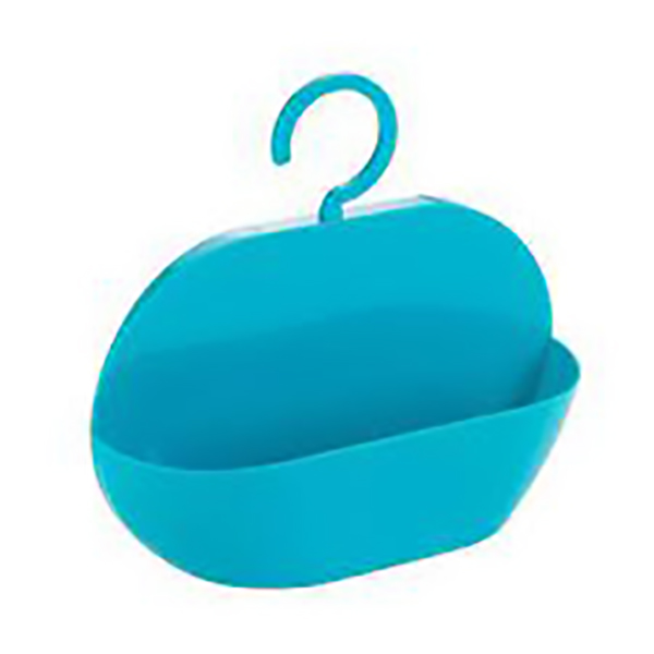 SUPPORT DE DOUCHE ROND BLEU