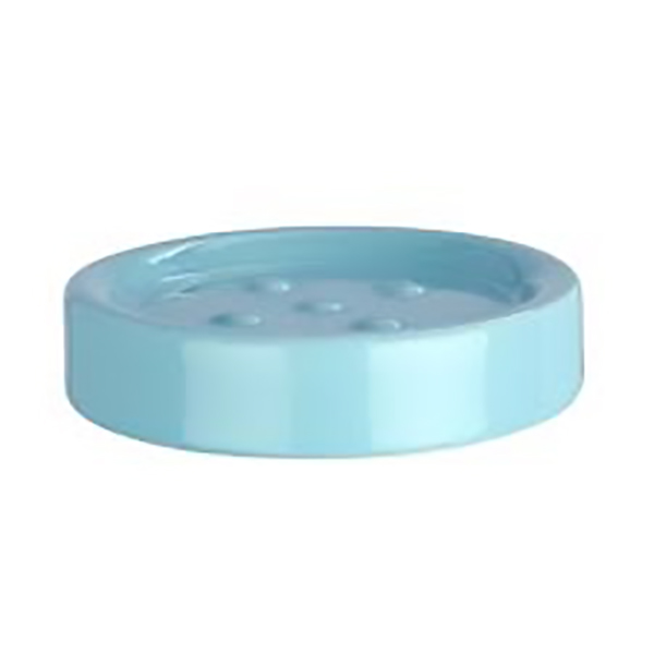 PORTE SAVON EN CERAMIQUE POLARIS PASTEL BLEU