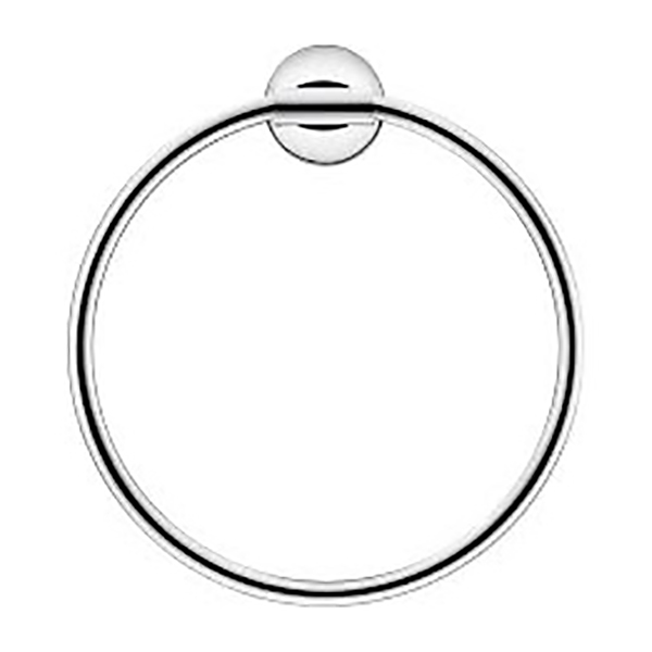PORTE SERVIETTE ANNEAU CHROME