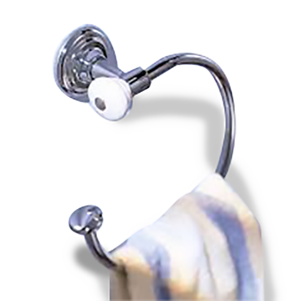PORTE SERVIETTE ANNEAU YORK CHROME