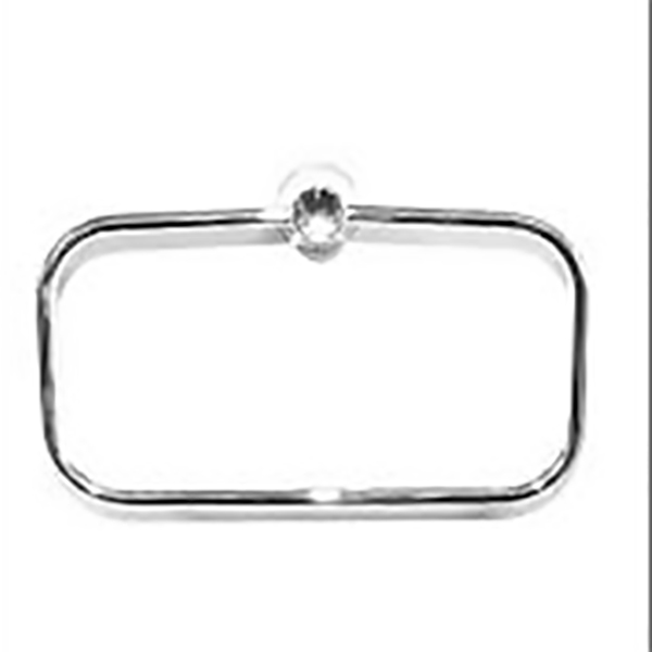 PORTE SERVIETTE ANNEAU ALLIAGE ZINC FINITION CHROME