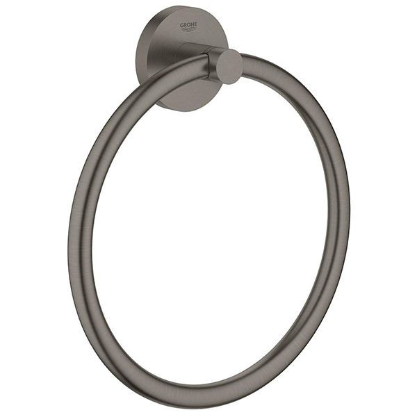PORTE SERVIETTE ANNEAU ESSENTIALS FINITION GRAPHITE