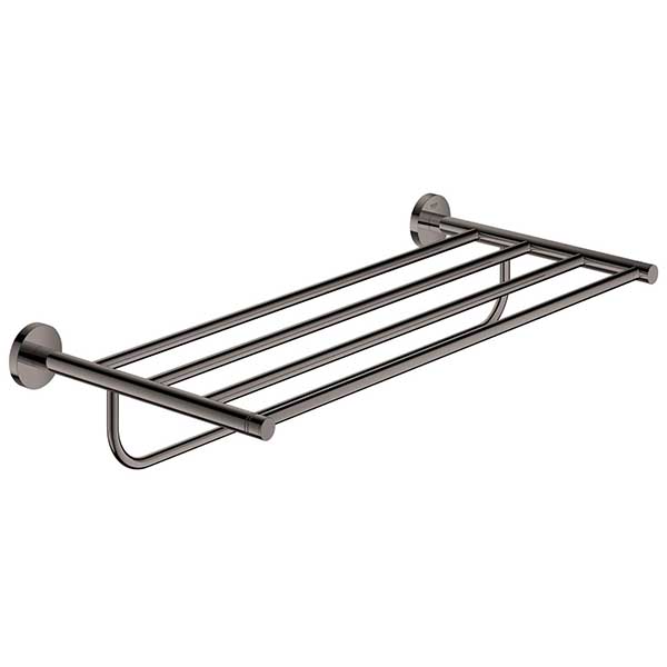 PORTE SERVIETTE ETAGERE ESSENTIALS FINITION GRAPHITE