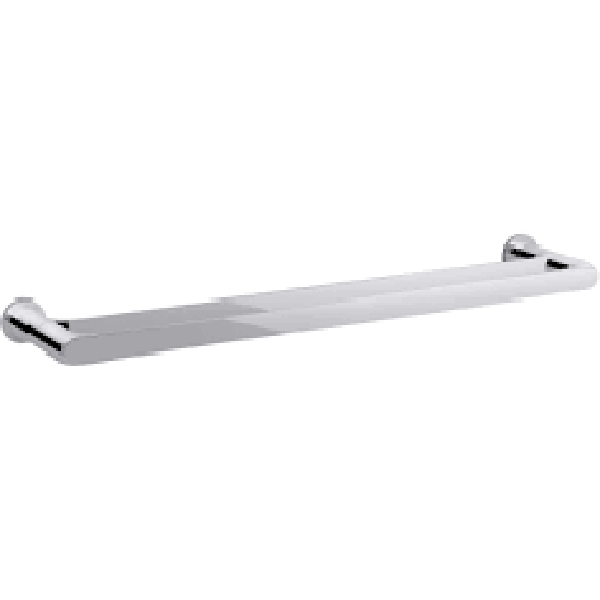 PORTE SERVIETTE DOUBLE MURAL CHROME AVID 24"