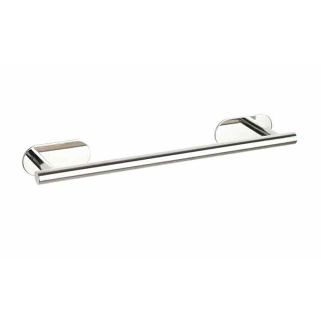 PORTE SERVIETTE SIMPLE OREA ARGENTE BRILLANT 60X4,5X7CM