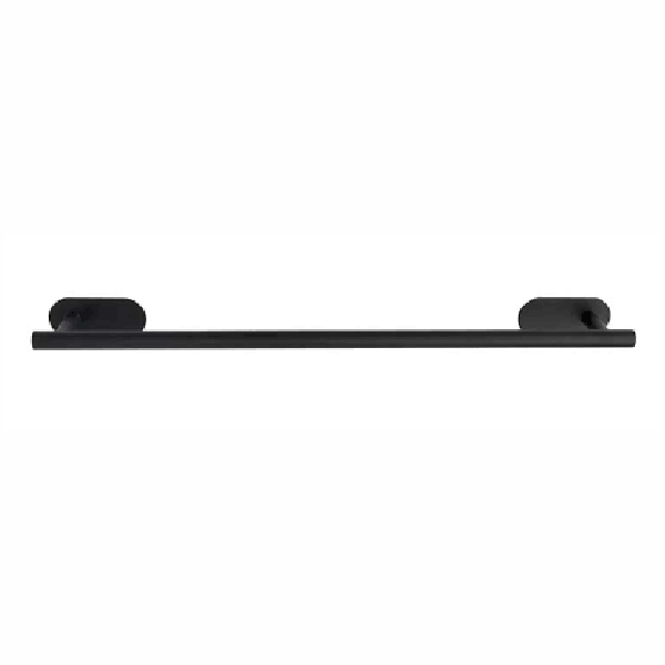 PORTE SERVIETTE SIMPLE TURBO-LOC OREA NOIR 60X4,5X7CM