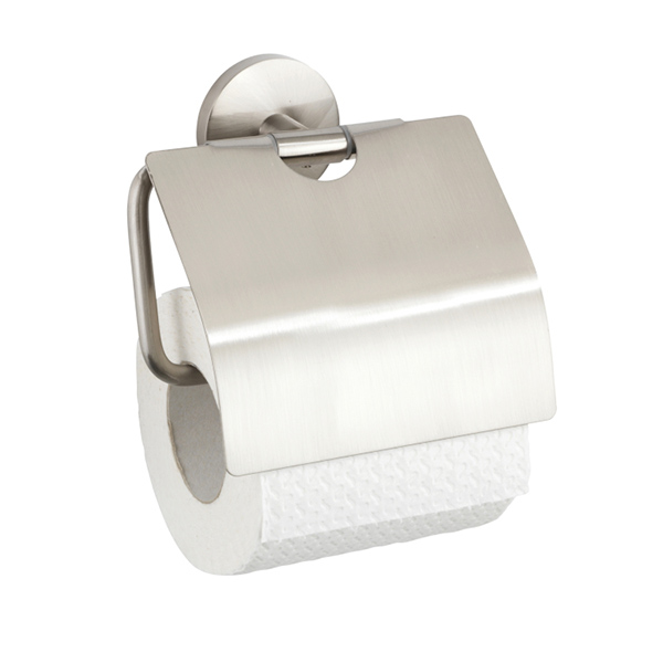 DEROULEUR PAPIER WC AVEC COUVERCLE CUBA MAT