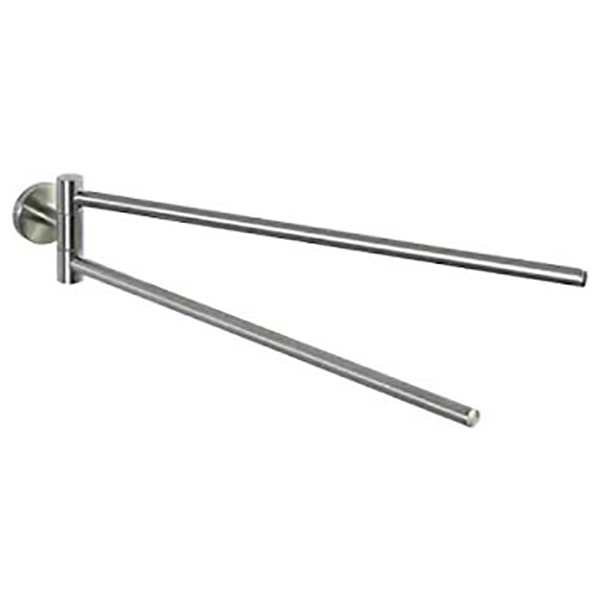 PORTE SERVIETTES 2 BRAS BOSIO INOX MAT