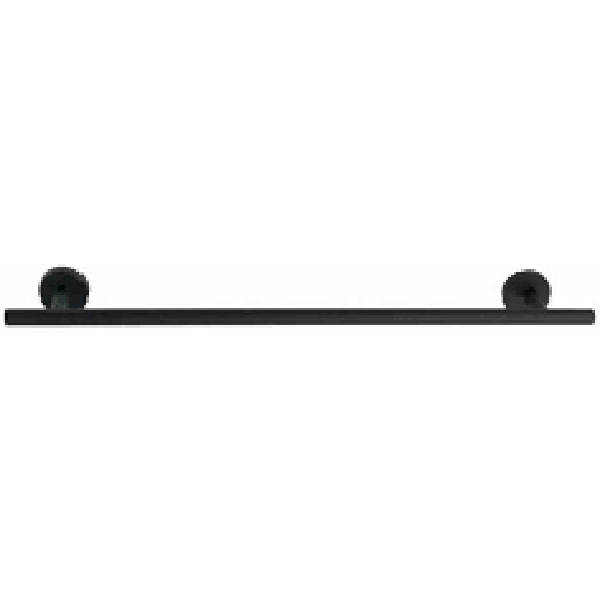 PORTE SERVIETTE SIMPLE BOSIO BLACK MAT 60X5.5X7CM